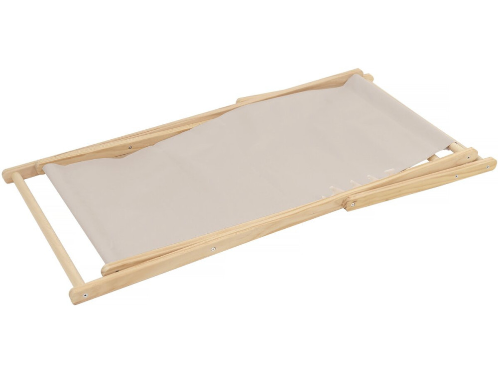 Juego de 2 tumbonas de madera "Chilienne" - Crudo