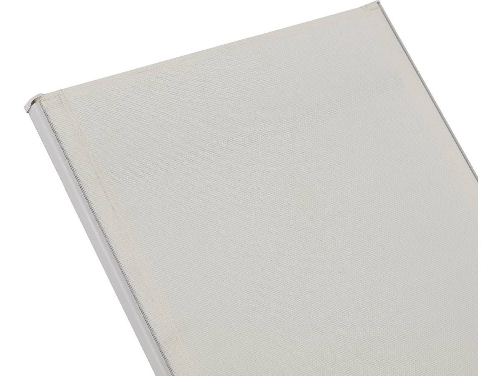 Juego de 2 tumbonas metálicas "Farniente" - Blanco