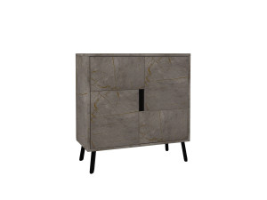 Mueble multiusos de madera "Darien" - 76,5 x 35 x 79,5 cm - Mármol