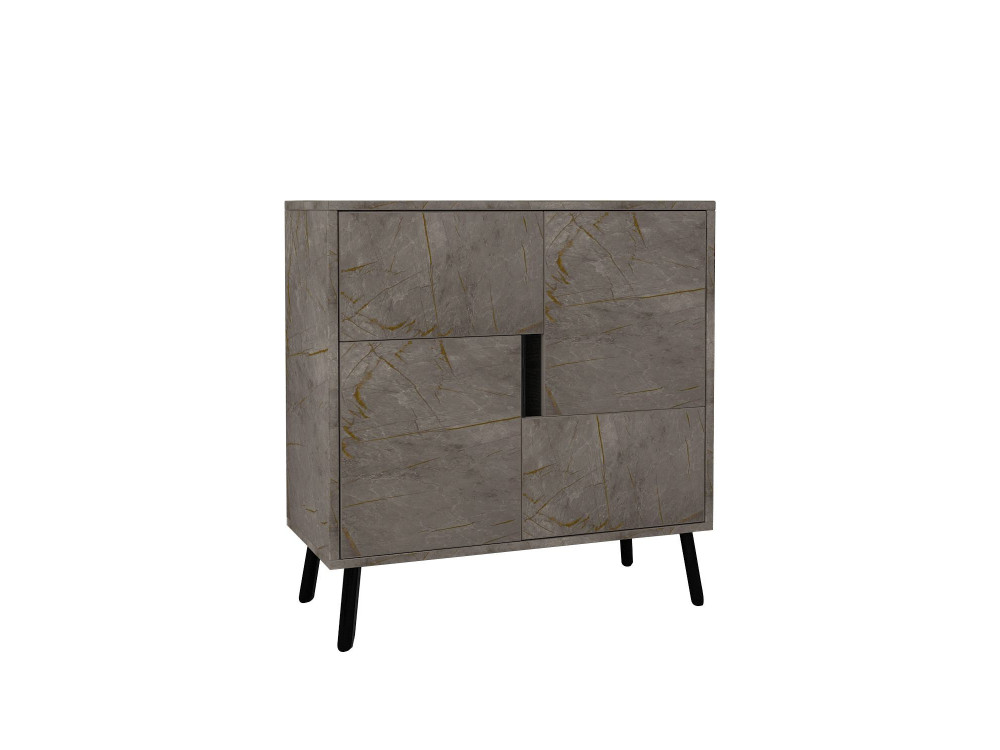 Mueble multiusos de madera "Darien" - 76,5 x 35 x 79,5 cm - Mármol