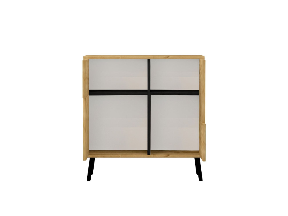 Aparador de madera "Darien" - 76 x 35 x 79 cm - Beige