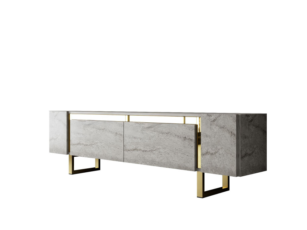 Soporte de TV de madera "Yildiz" - 180 x 30 x 50 cm - TravertinOr