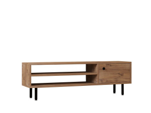 Soporte de TV de madera "Avila" - 120 x 30 x 38 cm - pino atlántico