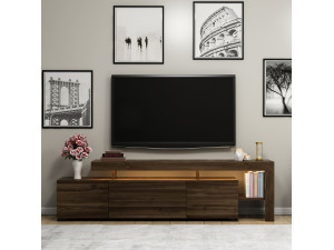 Soporte de TV de madera "Beliz" Soporte de TV - 192 x 37 x 53 cm