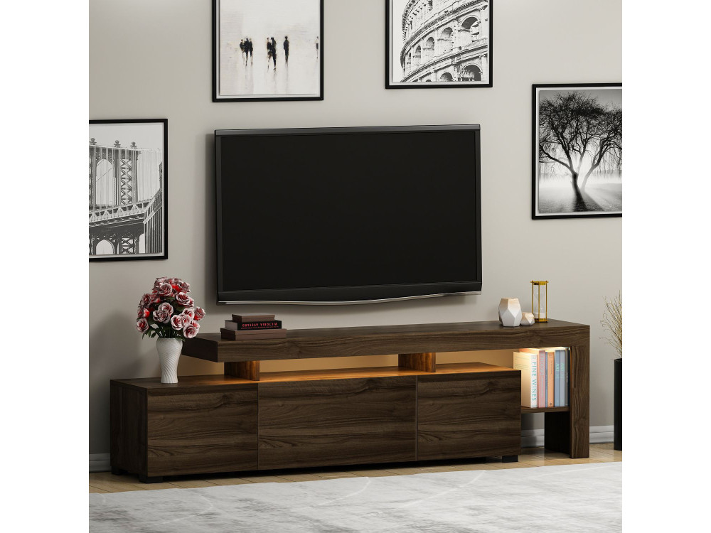 Soporte de TV de madera "Beliz" Soporte de TV - 192 x 37 x 53 cm