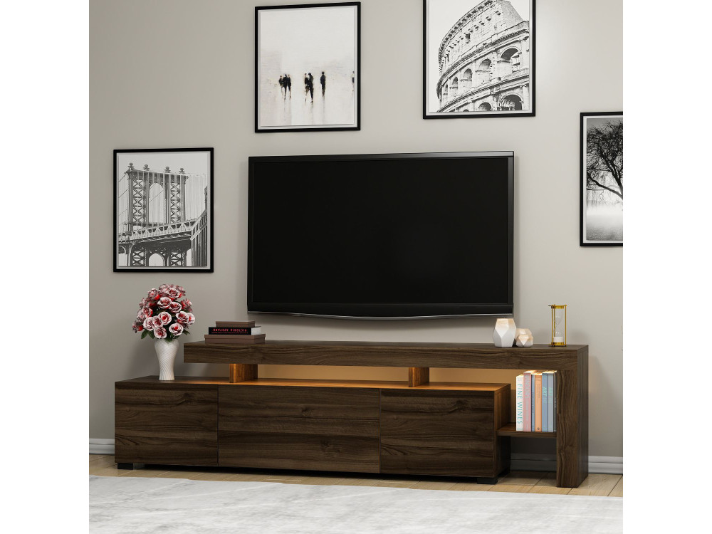 Soporte de TV de madera "Beliz" Soporte de TV - 192 x 37 x 53 cm