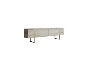 Soporte de TV de madera "Luxe" - 180 x 30 x 50 cm - TravertinOr
