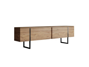 Soporte de TV de madera "Luxe" - 180 x 30 x 50 cm - Marrón