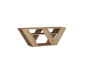 Soporte de TV de madera "Pipralla" - 110 x 30 x 40 cm - Roble