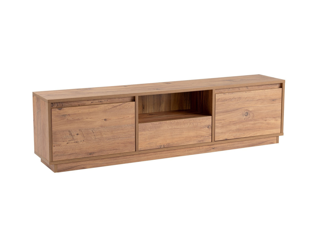 Soporte de TV de madera "Vanguard" - 160 x 29 x 42 cm - Pino Atlántico