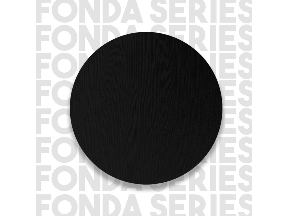 Soporte de TV de madera "FN1" - 140 x 35 x 38 cm - Negro