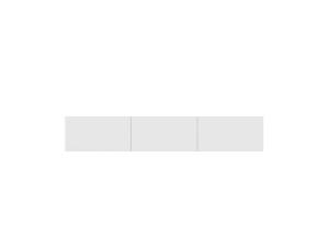 Mueble TV de madera "West" 150 x 32 x 30 cm - Blanco