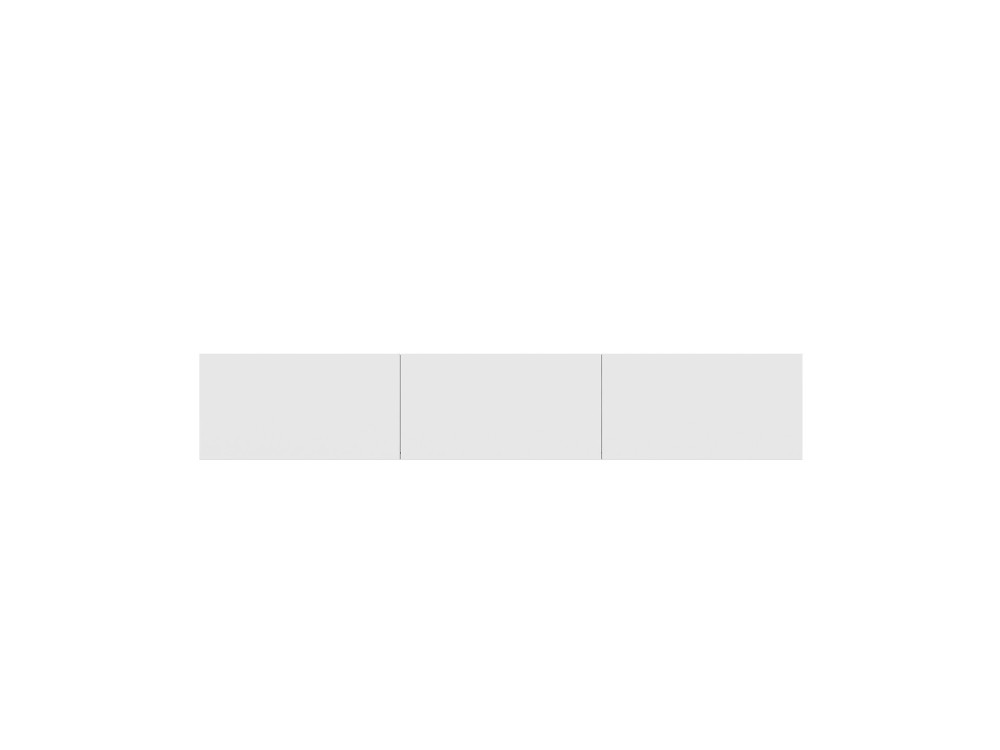 Mueble TV de madera "West" 150 x 32 x 30 cm - Blanco