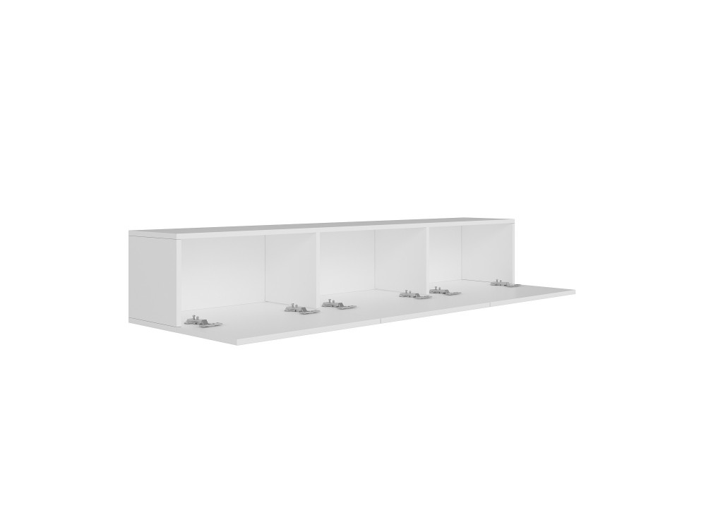 Mueble TV de madera "West" 150 x 32 x 30 cm - Blanco