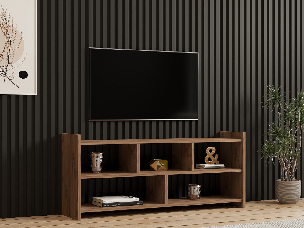 Soporte de TV de madera "Pera" - 117 x 28 x 55 cm - pino atlántico
