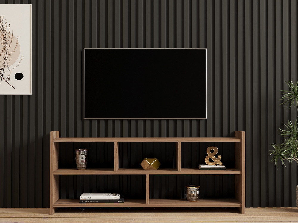 Soporte de TV de madera "Pera" - 117 x 28 x 55 cm - pino atlántico