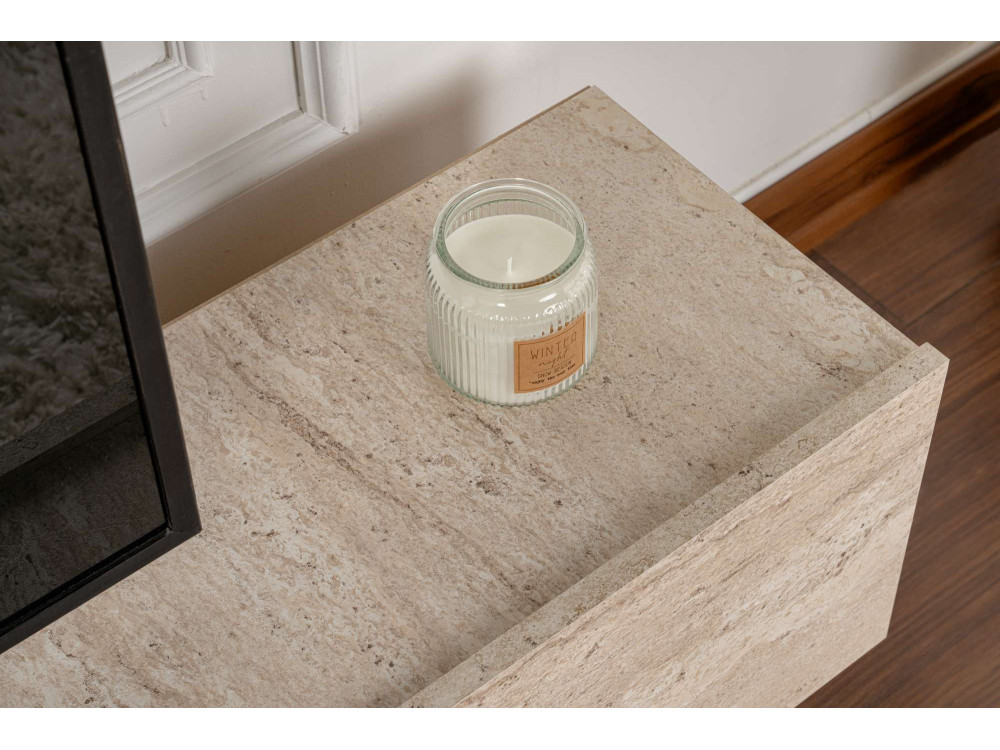Soporte de TV de madera "Alvin" - 180 x 31 x 42 cm - Beige