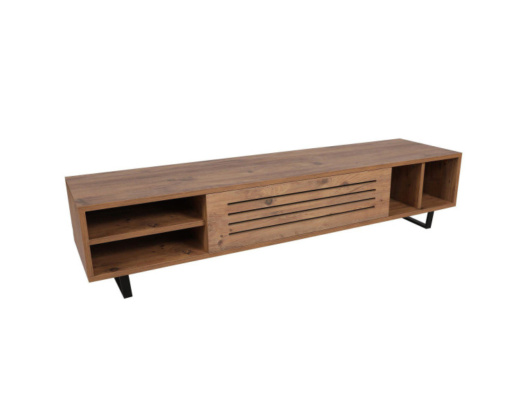 Soporte de TV de madera "Safir" 160 x 40 x 35 cm - Pino Atlántico