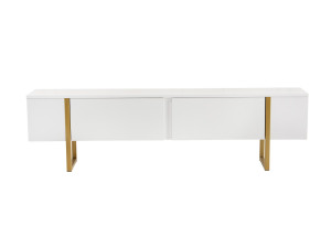 Soporte de TV de madera "Serenity" - 180 x 29 x 50 cm - Blanco