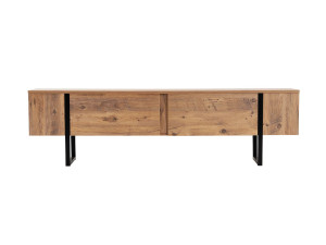 Mueble TV de madera "Serenity" 180 x 30 x 50 cm - Pino Atlántico