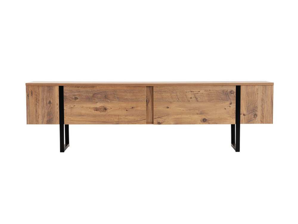 Mueble TV de madera "Serenity" 180 x 30 x 50 cm - Pino Atlántico