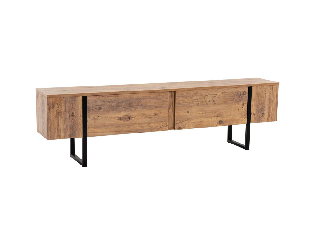 Mueble TV de madera "Serenity" 180 x 30 x 50 cm - Pino Atlántico