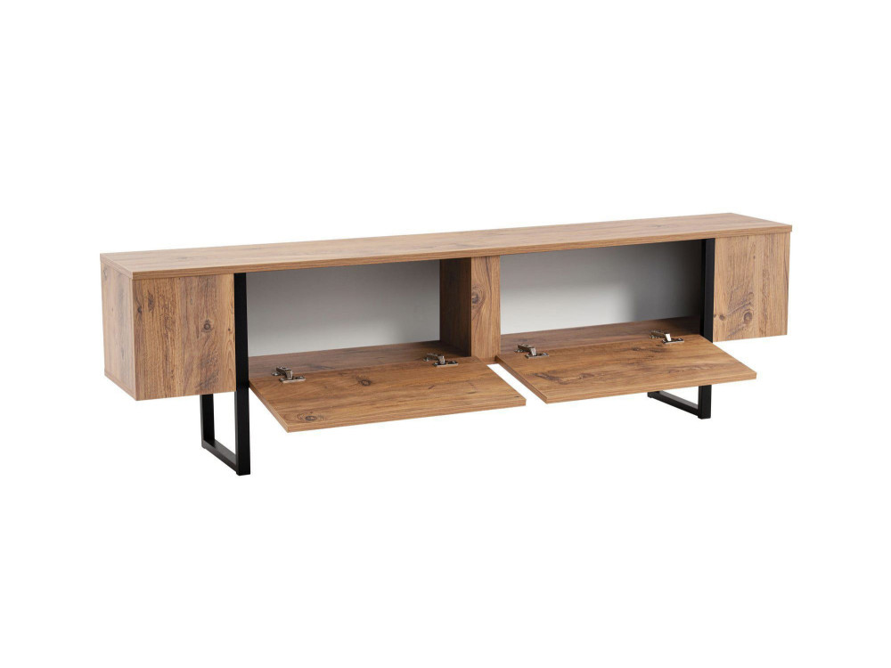 Mueble TV de madera "Serenity" 180 x 30 x 50 cm - Pino Atlántico