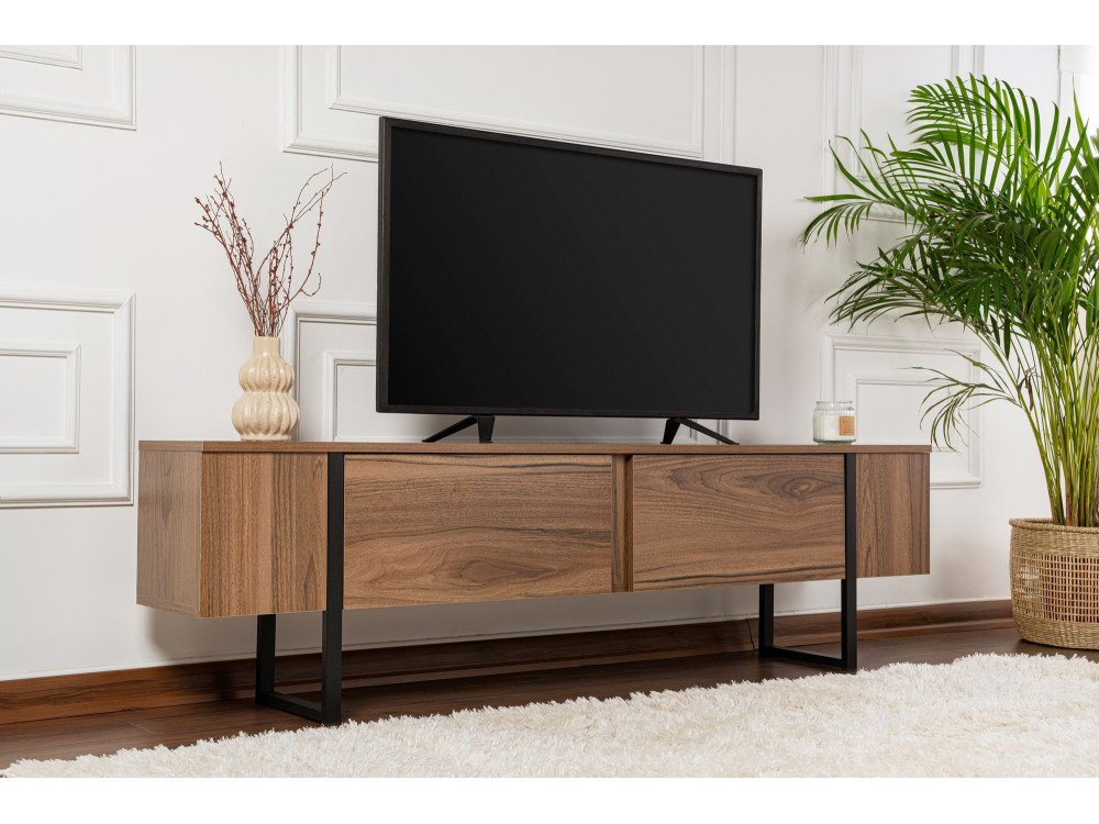 Soporte de TV de madera "Serenity" 180 x 30 x 50 cm - Nogal