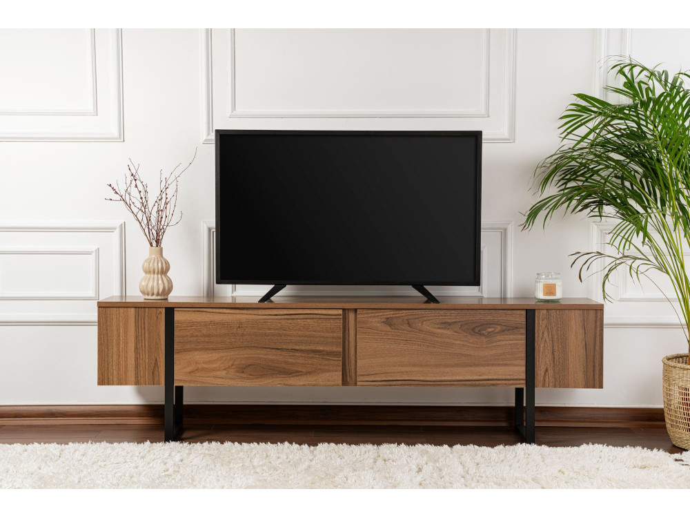 Soporte de TV de madera "Serenity" 180 x 30 x 50 cm - Nogal