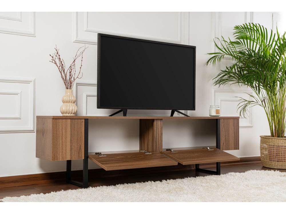Soporte de TV de madera "Serenity" 180 x 30 x 50 cm - Nogal
