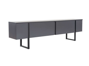 Mueble TV de madera "Serenity" 180 x 30 x 50 cm - Antracita