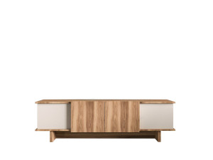 Soporte de TV de madera "Diana" 180 x 33 x 50 cm - Beige