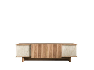 Soporte de TV de madera "Diana" 180 x 33 x 50 cm - Travertino