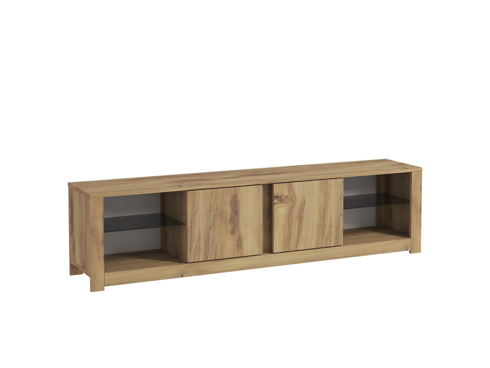 Soporte de TV de madera "Aydos" 180 x 35 x 45 cm - Roble