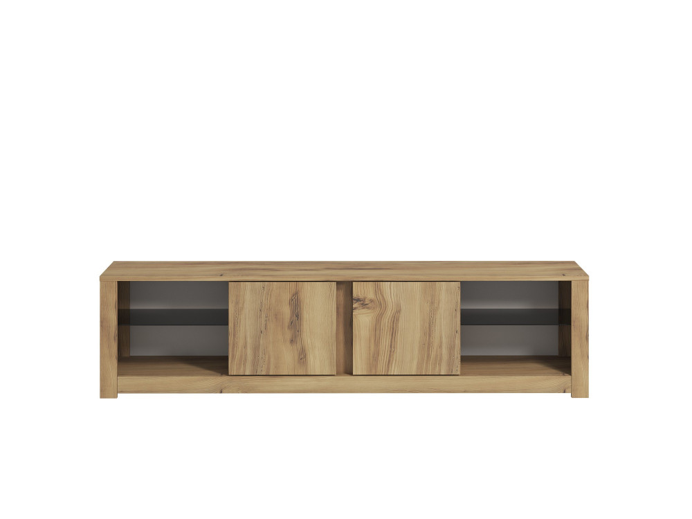 Soporte de TV de madera "Aydos" 180 x 35 x 45 cm - Roble