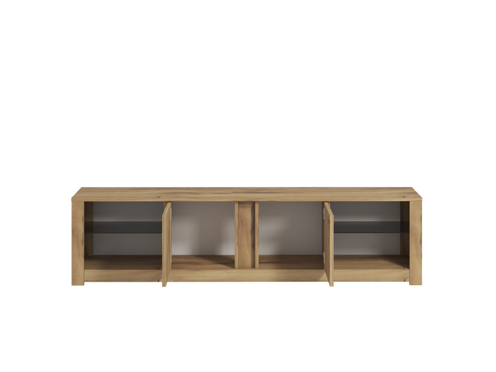 Soporte de TV de madera "Aydos" 180 x 35 x 45 cm - Roble
