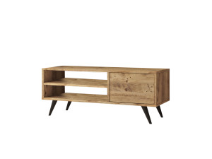 Soporte de TV de madera "Imo" - 110 x 40 x 44 cm - Marrón