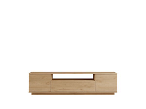 Soporte de TV de madera "Rowen" - 180 x 44 x 44 cm - Marrón
