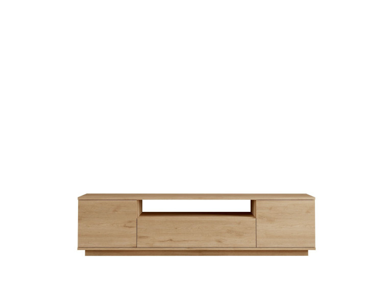 Soporte de TV de madera "Rowen" - 180 x 44 x 44 cm - Marrón