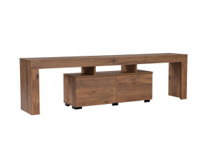 Soporte de TV de madera "Enclave" - 180 x 31 x 50 cm - Marrón
