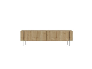 Soporte de TV de madera "Herman" - 160 x 31 x 45 cm - Beige