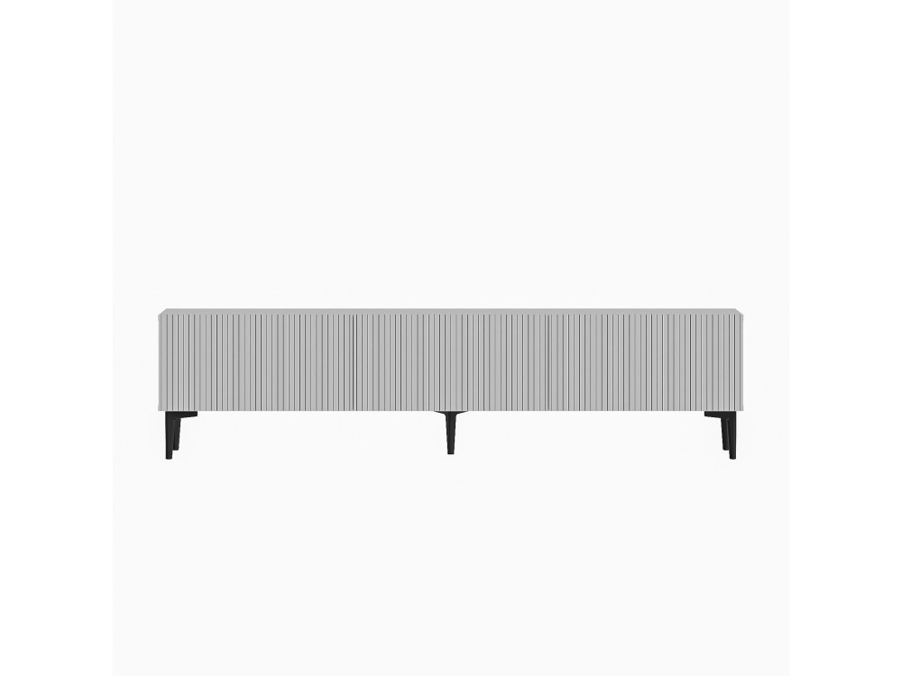 Soporte de TV de madera "Oscar" - 180 x 31 x 45 cm - Blanco
