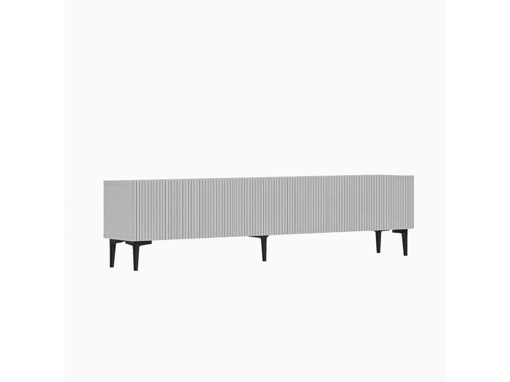 Soporte de TV de madera "Oscar" - 180 x 31 x 45 cm - Blanco