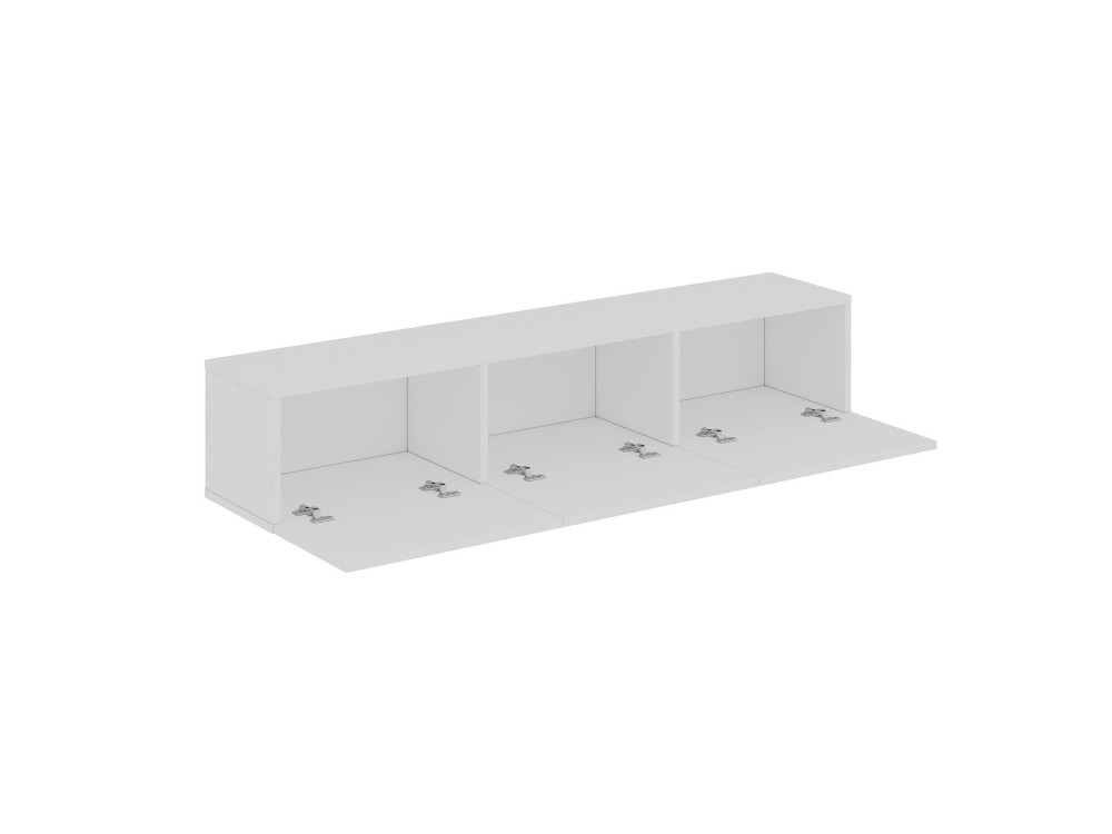Soporte de TV de madera "Oscar" - 180 x 31 x 45 cm - Blanco