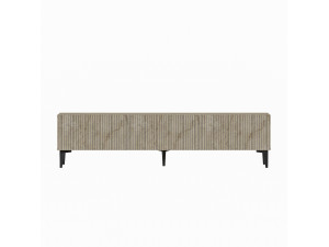 Soporte de TV de madera "Oscar" - 180 x 31 x 45 cm - Beige