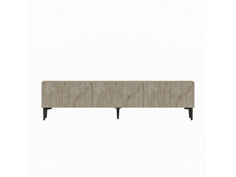 Soporte de TV de madera "Oscar" - 180 x 31 x 45 cm - Beige