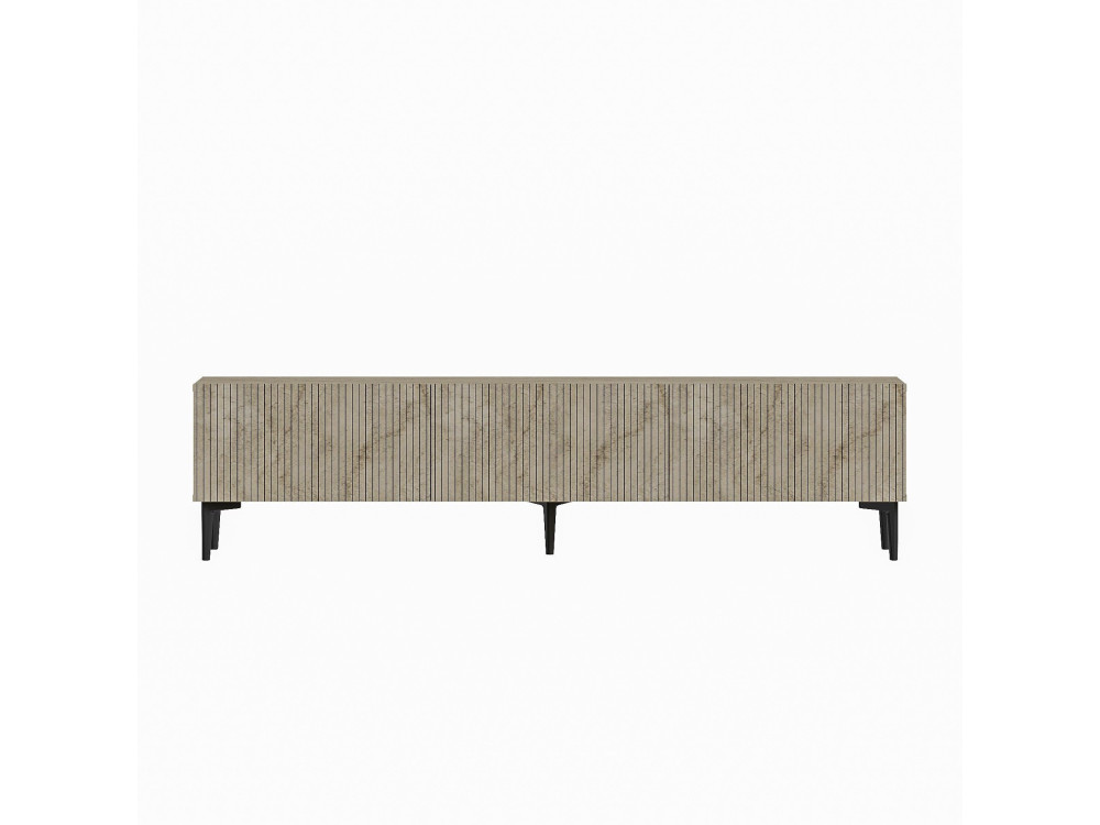 Soporte de TV de madera "Oscar" - 180 x 31 x 45 cm - Beige
