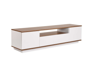 Soporte de TV de madera "Veramont" - 180 x 44 x 44 cm - Marrón oscuro