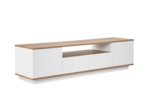 Soporte de TV de madera "Veramont" - 180 x 44 x 44 cm - Marrón