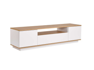 Soporte de TV de madera "Veramont" - 180 x 44 x 44 cm - Marrón claro